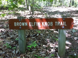 Brown Elfin Knob Trail, Occoneechee Mountain State Natural Area, Hillborough, NC